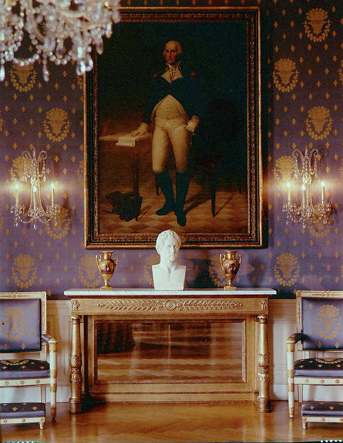 Washington D.c. Photograph - White House Interior by Nina Leen