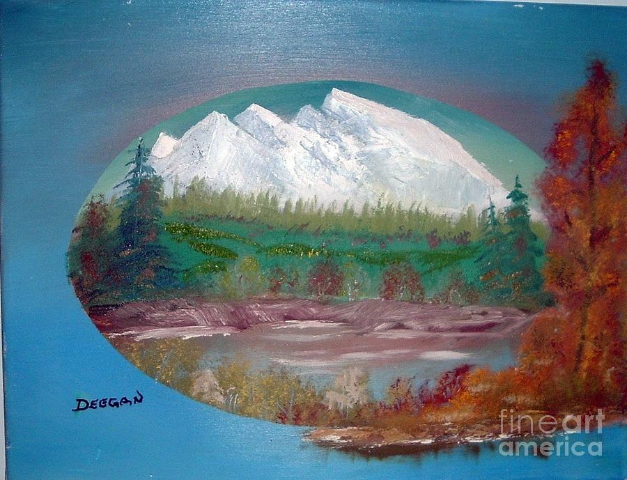 White Mountain - 059 Painting by Raymond G Deegan