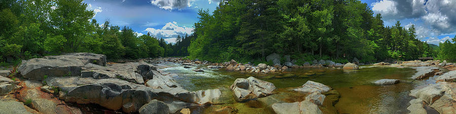 White Mountains New Hampshire - Rocky Gorge Photograph by Joann Vitali