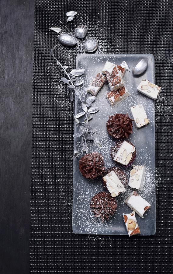 White Nougat With Icing Sugar Photograph by Elli Briest