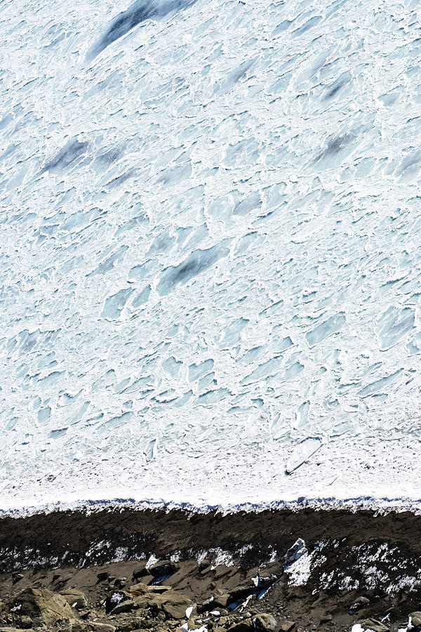 White Ocean - Vertical - Hokkaido, Japan Photograph by Ellie Teramoto