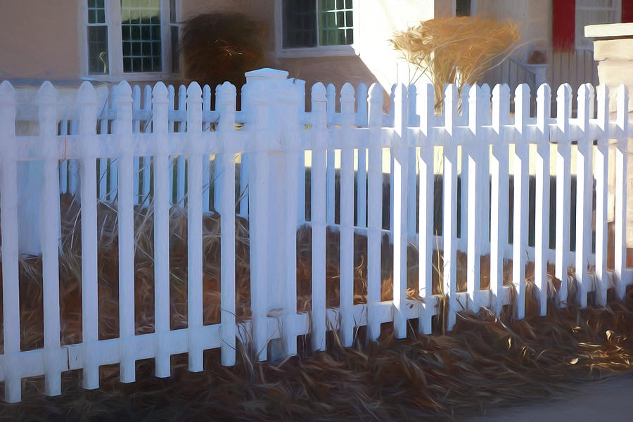 White Picket Fence Photograph by Ann Powell