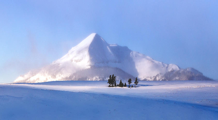 Yellowstone National Park Photograph - White Pyramid by Dianne Mao