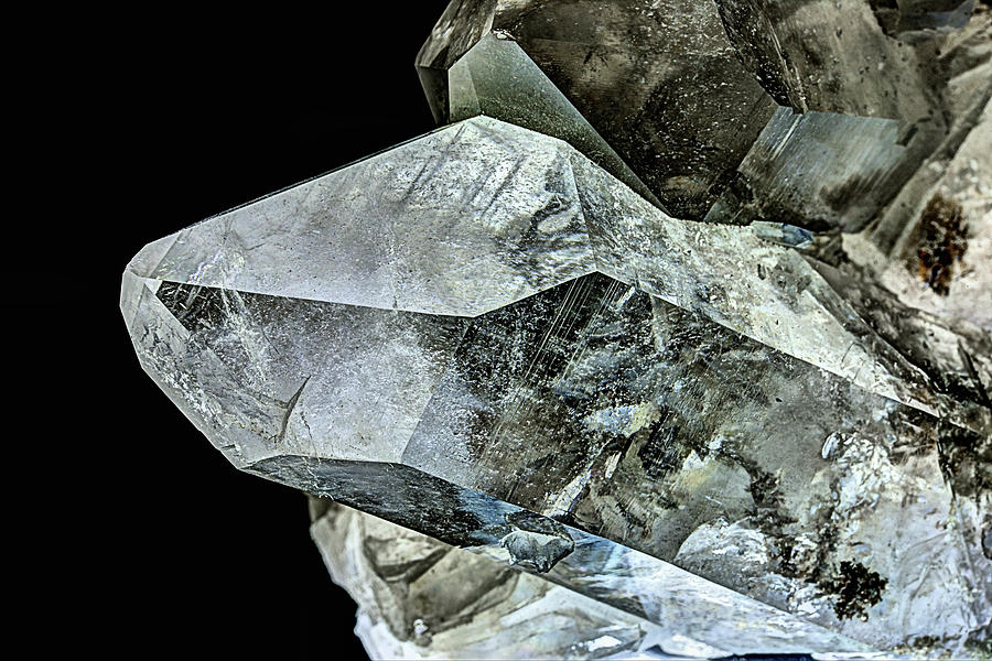 White Quartz Crystal Photograph by JC Findley