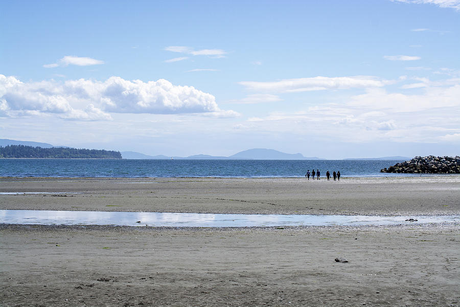 White Rock Beach Digital Art by Nicole Ivers