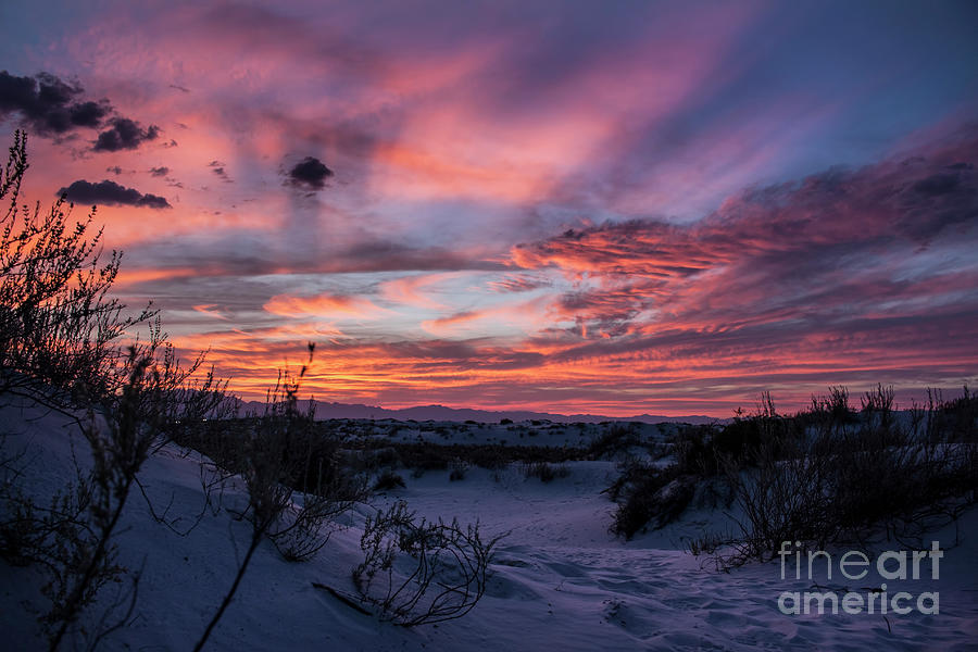 White Sand Sunset Photograph by Francis Lavigne-Theriault White Sand Sunset Photograph by Francis Lavigne-Theriault
