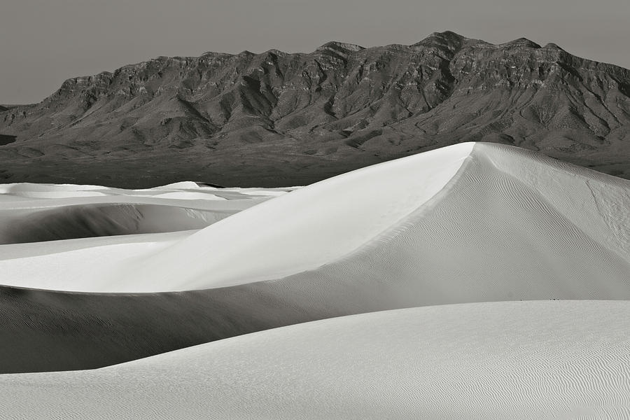 White Sands And San Andres Mountains Photograph
