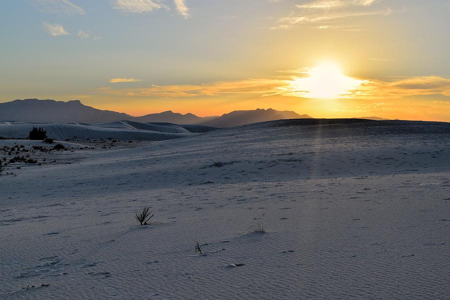 White Sands, New Mexico Sun Photograph by Chance Kafka