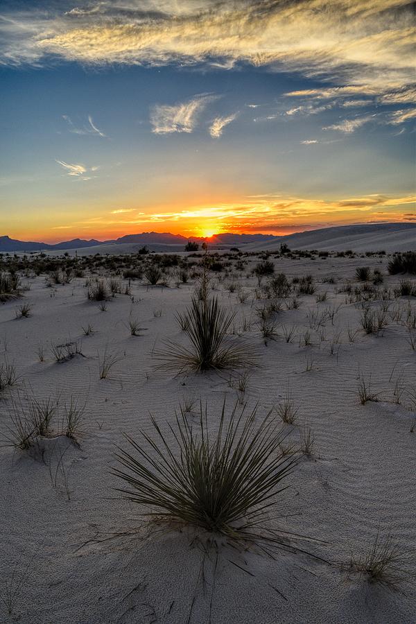 White Sands, New Mexico Sunset  Photograph by Chance Kafka
