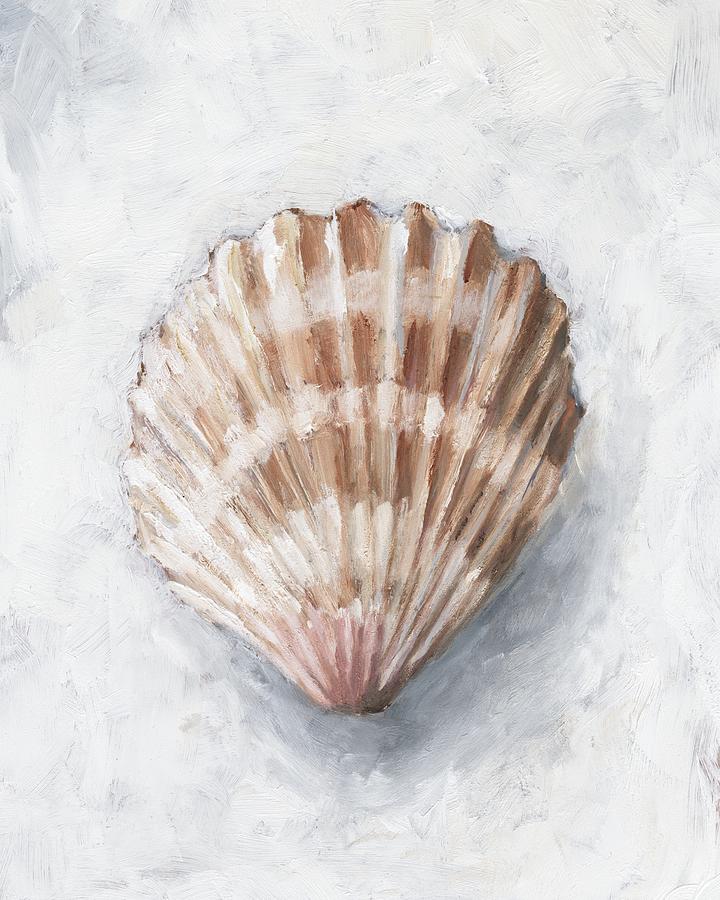 White Shell Study Iv Painting by Ethan Harper - Fine Art America