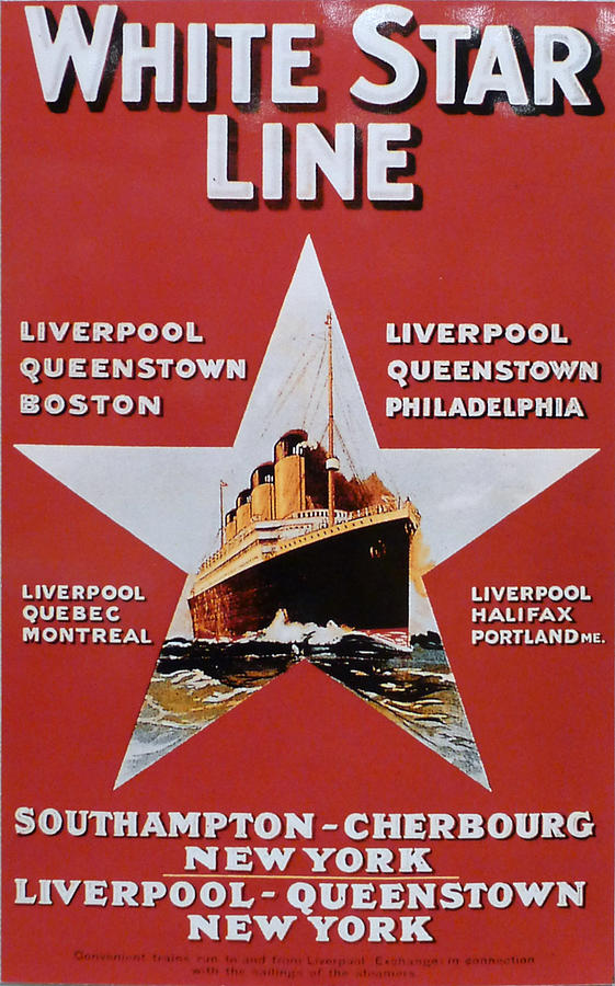 White Star Line Poster 2 Photograph by Richard Reeve