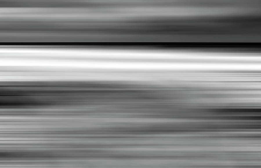 White Stripe In The Sea Abstract Photograph by Joseph S Giacalone