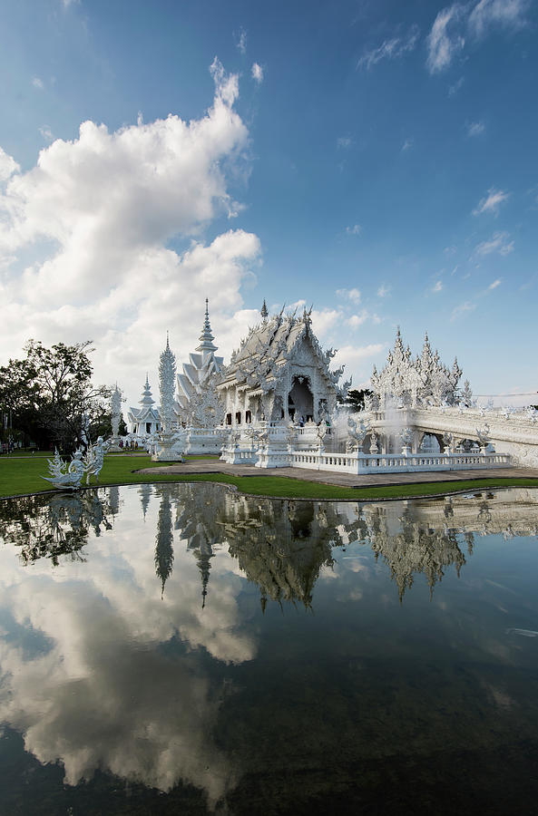 White Temple Wat Rong Khun Photograph by Www.tonnaja.com
