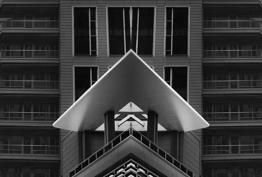 White Triangle Roof & Balcony Photograph by Dominic Vecchione