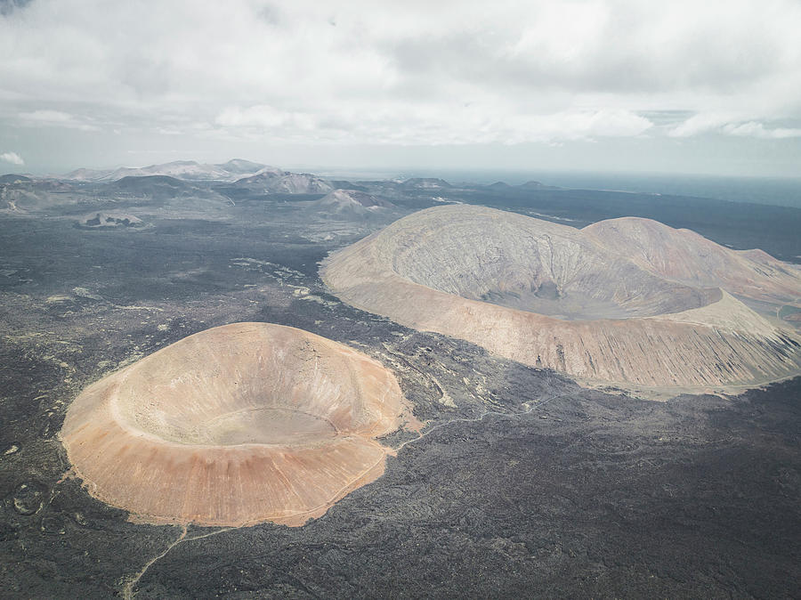 White Volcanoes From Aerial View Photograph by Cavan Images / Néstor ...