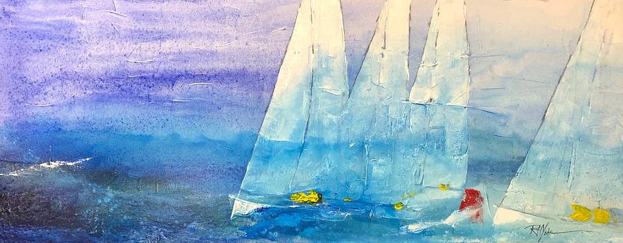 Sailing Painting - Whitecap by Robert Yonke