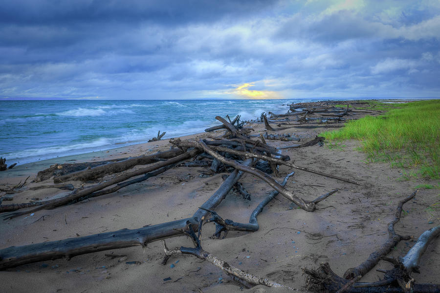 Whitefish Point in Hdr Photograph by David Heilman