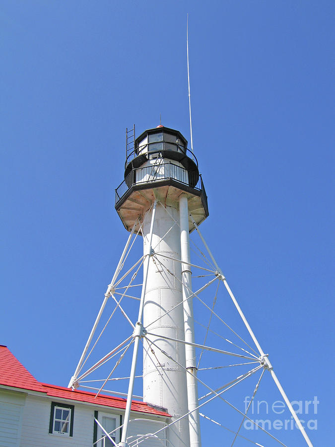Whitefish Point Light Photograph by Ann Horn
