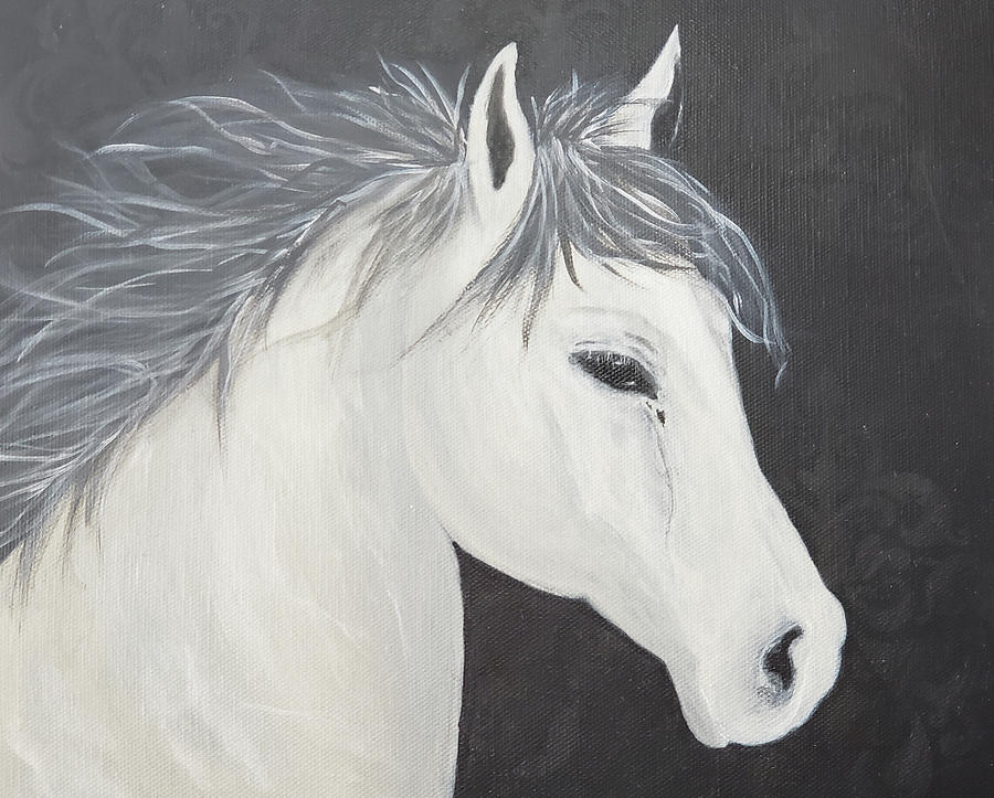 Whitey Painting by Michelle Stevens