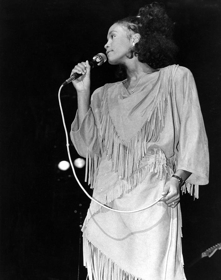 Whitney Houston Performing Photograph by Raymond Boyd