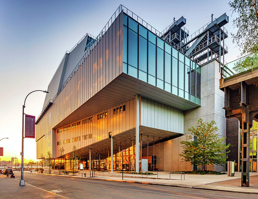 Architecture Digital Art - Whitney Museum, Nyc by Claudia Uripos