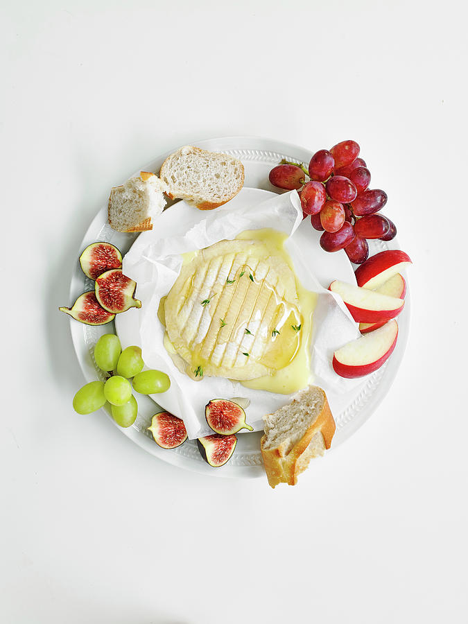 Whole Baked Brie Photograph by Alex Luck