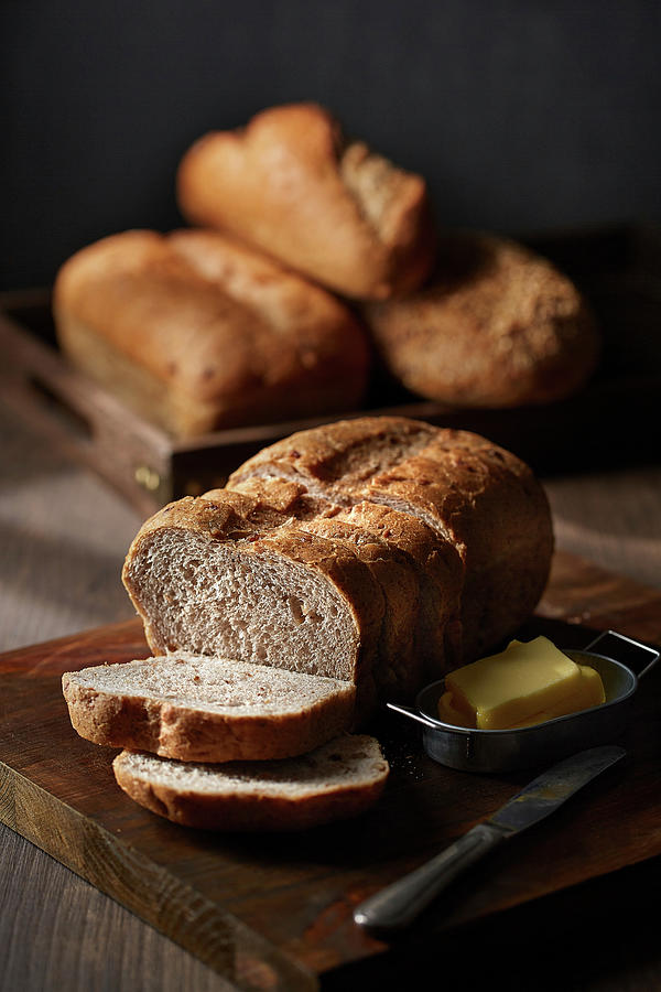 Wholemeal Bread Loaf Photograph by Tan Yong Khin