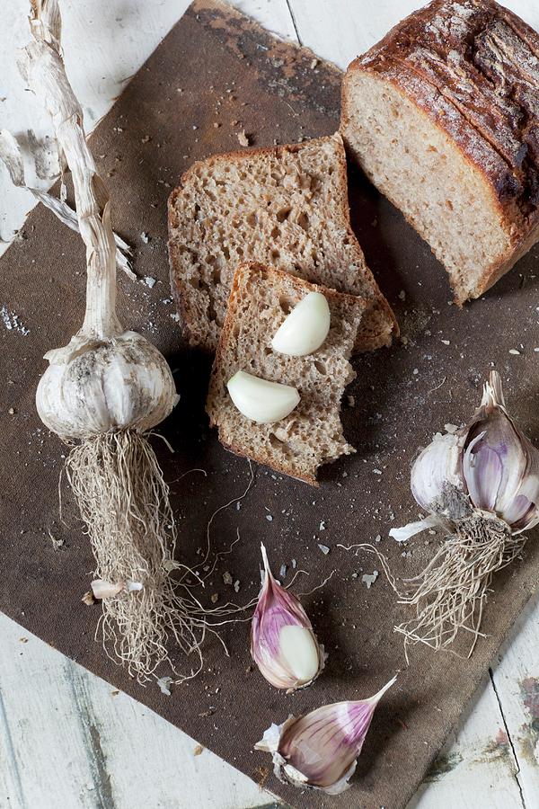 Wholemeal Bread With Garlic Photograph by Zaira Lavinia Zarotti