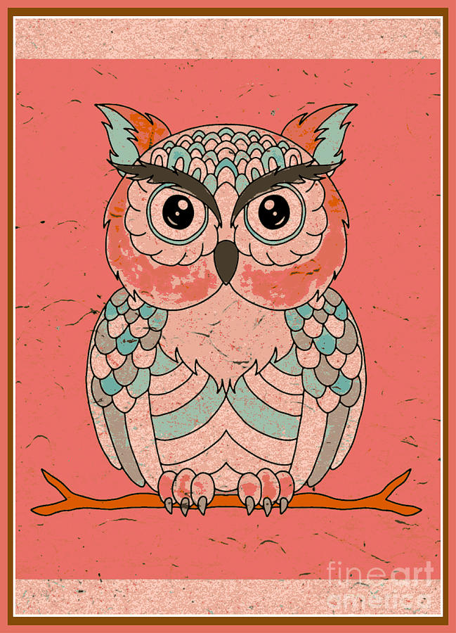 Owl Digital Art - Whooot Owl Digital Art by Diann Fisher