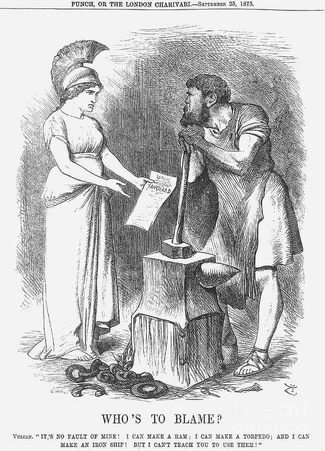 Whos To Blame, 1875. Artist Joseph Swain Drawing by Print Collector
