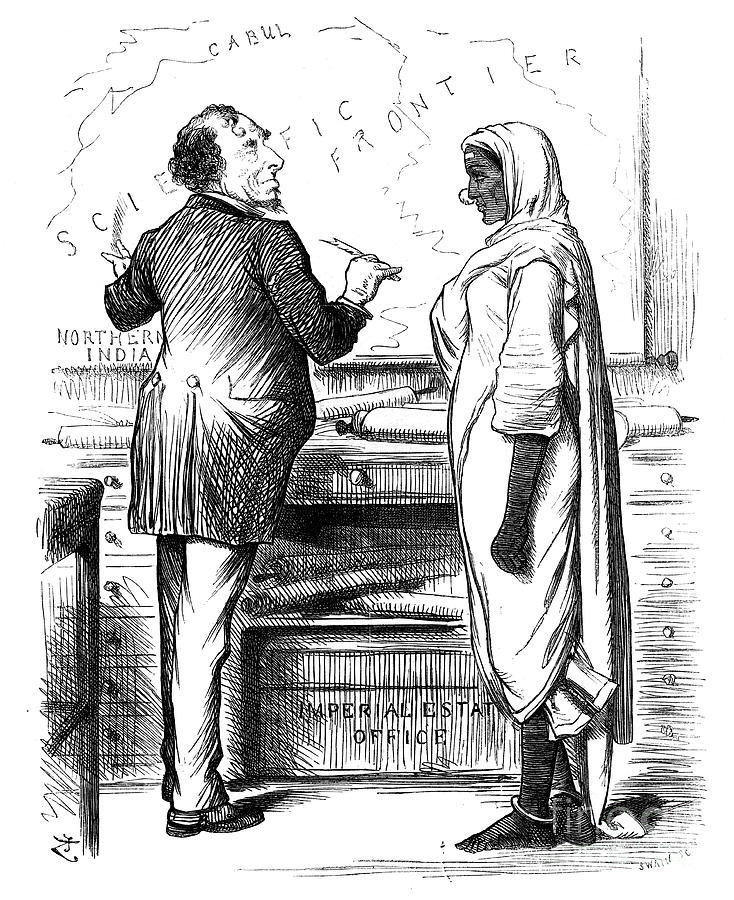 Whos To Pay, 1878.artist Swain Drawing by Print Collector