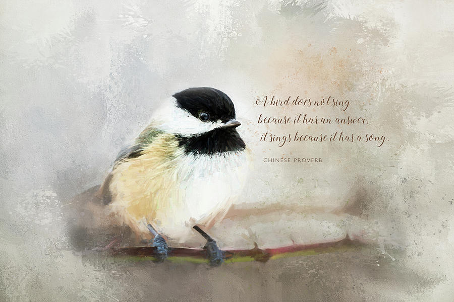Why a Bird Sings Digital Art by Terry Davis