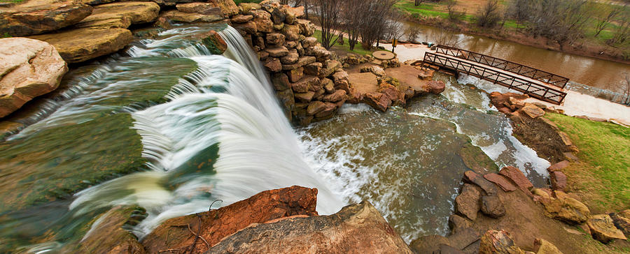 Wichita Falls Panorama At Lucy Park Photograph By Dustin Goodspeed 2991