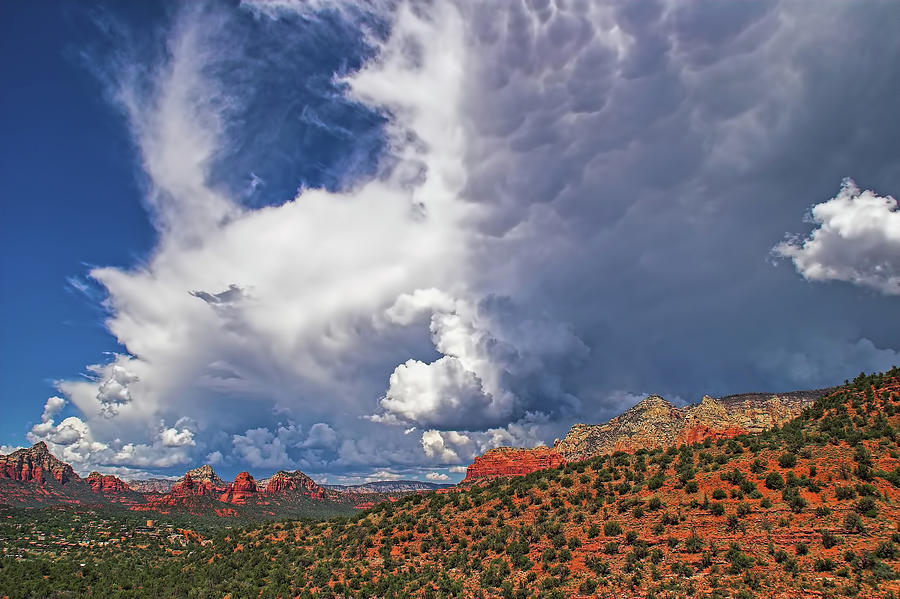 Wicked Sedona Thunderstorm Photograph by David Toussaint