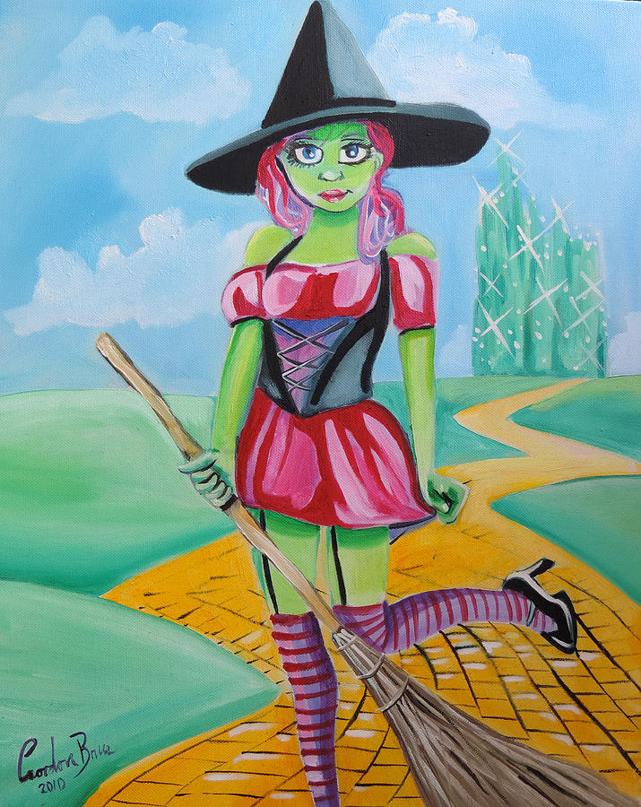 Wicked Witch Painting by Gordon Bruce | Fine Art America