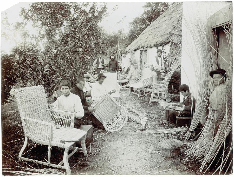 Wicker Workers Photograph by Hulton Archive