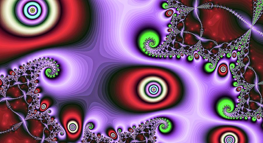 Wide Eyes Purple Digital Art by Don Northup