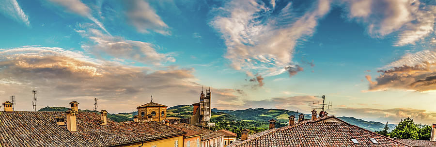 Wide Panorama Of Medieval Village Photograph by Vivida Photo PC