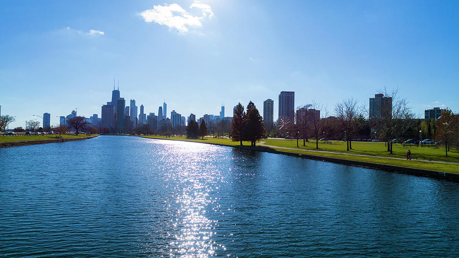 Chicago Photograph - Wide River by Njr Photos
