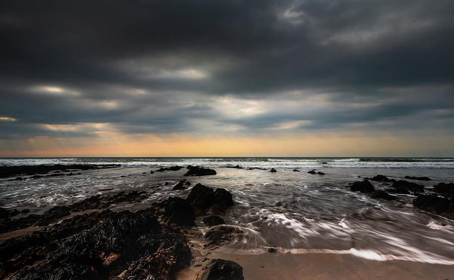 Widemouth Bay, Cornwall, England. #1 Photograph by Maggie Mccall