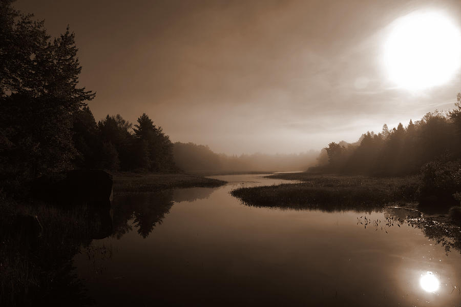 Wights Pond Sunrise Photograph by Greg DeBeck