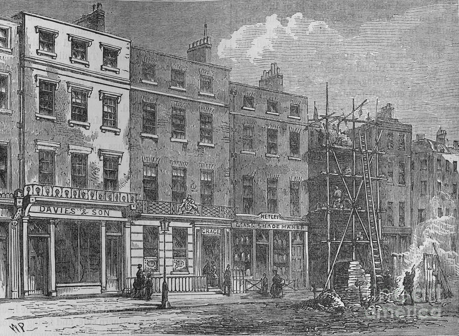 Wigmore Street, Westminster, London Drawing by Print Collector