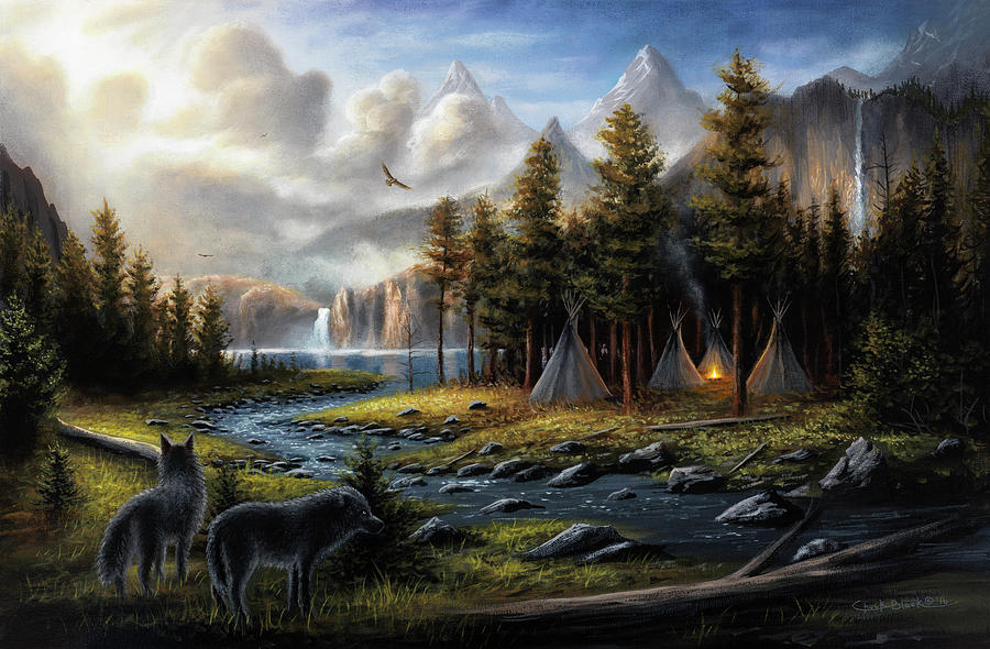 Wild America Painting by Chuck Black - Fine Art America