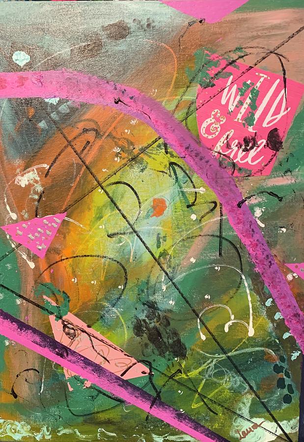 Wild and Free Mixed Media by Laura Jaffe