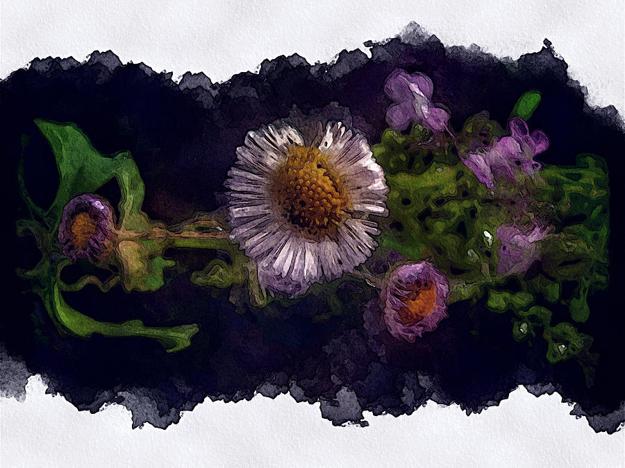 Wild Bouquet  Digital Art by Brenda Wilcox aka Wildeyed n Wicked