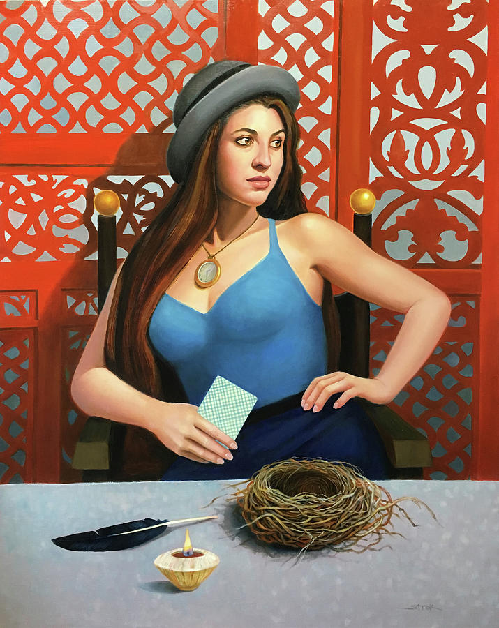 Wild Card Painting by Susan Helen Strok Wild Card Painting by Susan Helen Strok