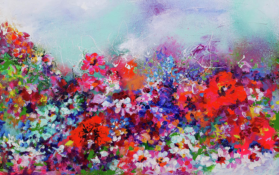 Wild Flowers Original Painting Painting