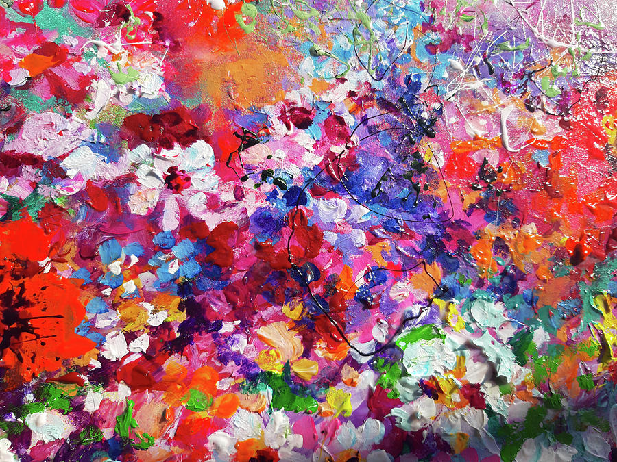 Wild Flowers  Painting Art Print Painting