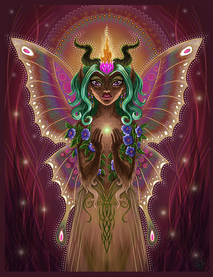 Fairy Painting - Wild Gift by Cristina McAllister