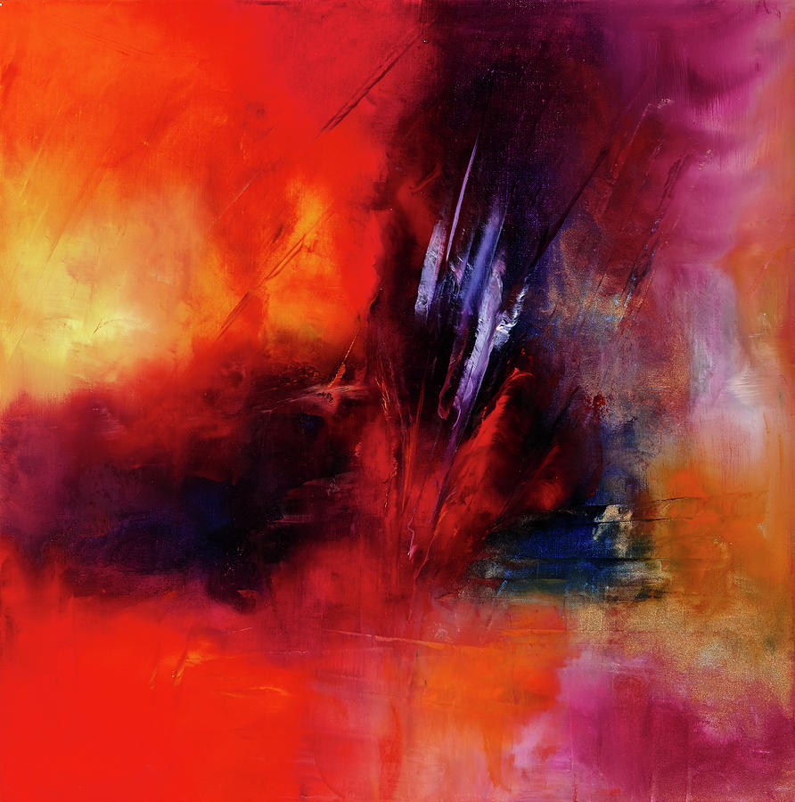 Abstract Painting - Wild Heart Sings by Aleta Pippin